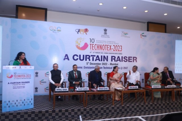 ‘Technotex 2023’ Organised In Mumbai Under The National Technical Textiles Mission (NTTM) With The Ministry Of Textiles In Collaboration With FICCI