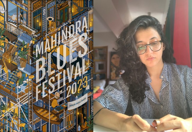 The Mahindra Blues Festival poster goes digital