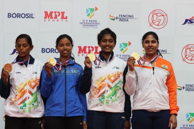 Bhavani Devi bags Women’s Individual Sabre gold in 33rd Senior Nationals Fencing Championship