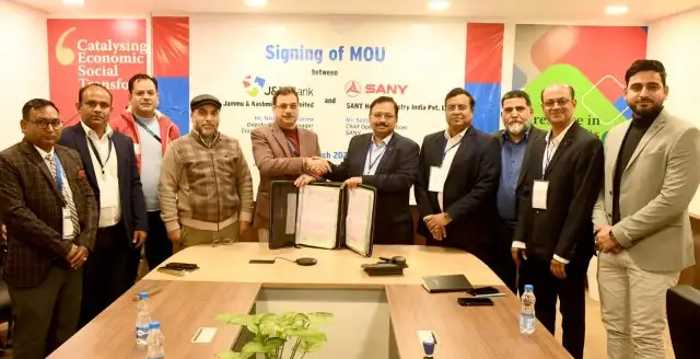 SANY India partners with J&K Bank