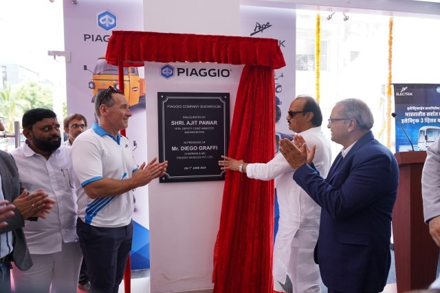 Piaggio India company showroom in Wagholi, Pune