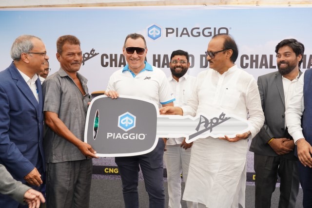 Piaggio India company showroom in Wagholi, Pune