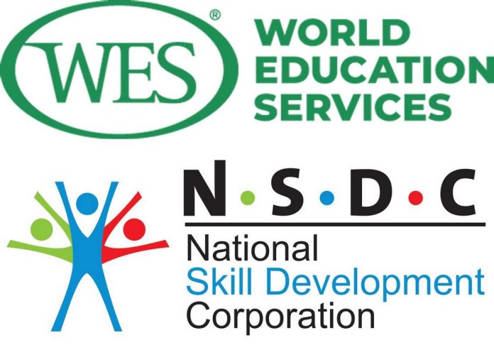 World Education Services and National Skill Development Corporation