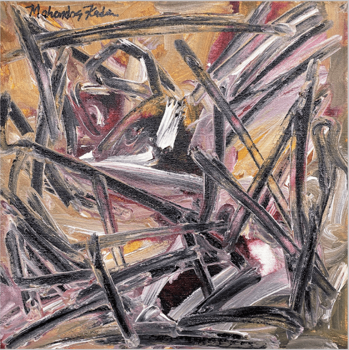 Mahendra Kadia (12 x 12_) Acrylic on canvas Artists