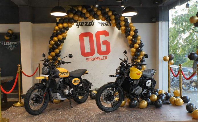 Yezdi Yezdi Scrambler 350 and BSA Scrambler 650